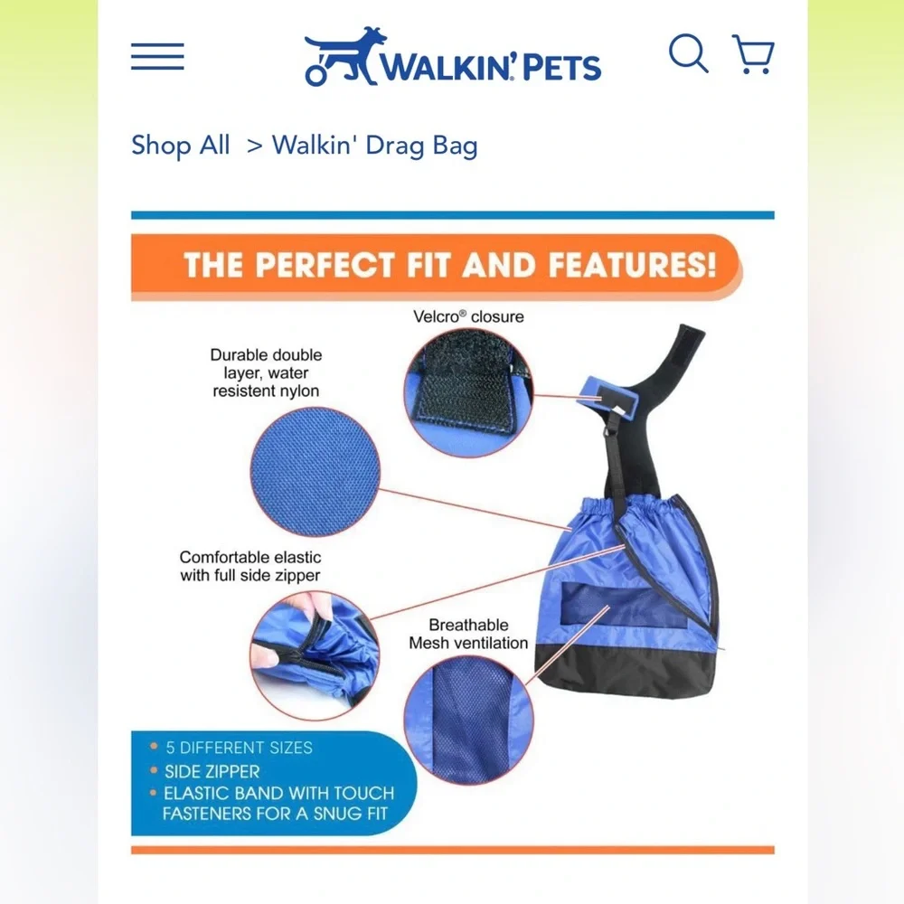 Walkin’ Pets Walkin’ Drag Bag